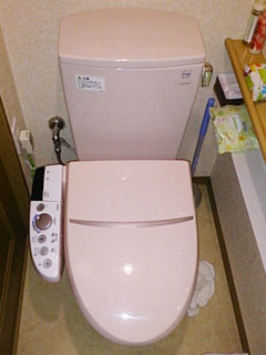 ［施工後］東京都新宿区 H様邸 INAX シャワートイレ　Kシリーズ エクストラ/CW-K45