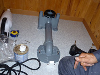 step6　排水金具の取付け - トイレ（便器）本体の取り付け