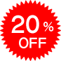 浄水器カートリッジ20%OFF