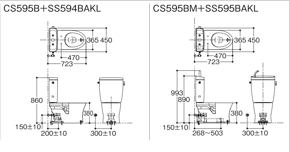 Cs597bs Sh596bayr Totoパブリックコンパクト便器交換や取り付けが激安